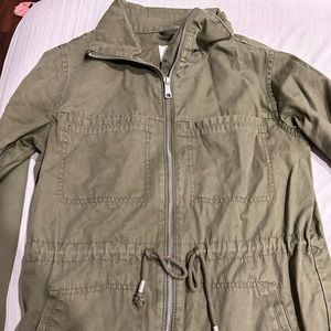 Old navy green denim jacket